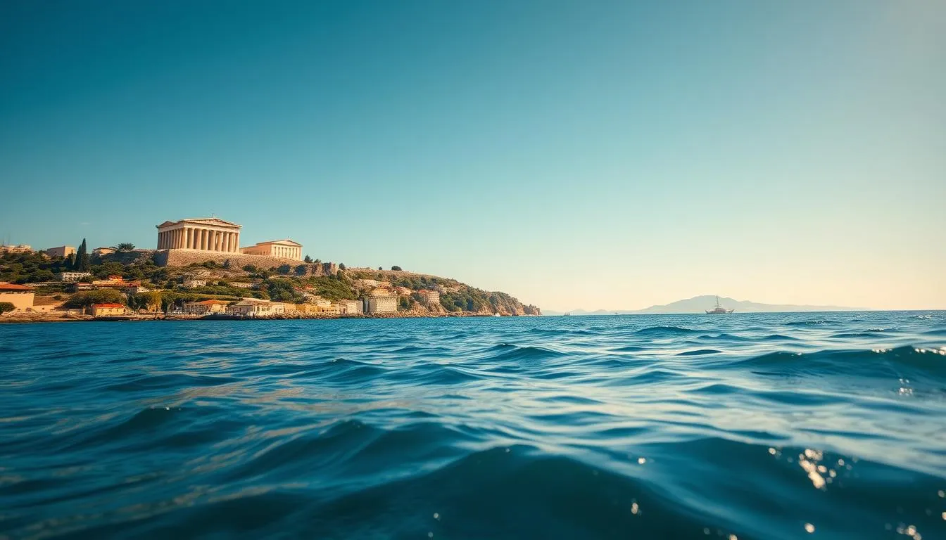Athen Wetter Februar Mittelmeer