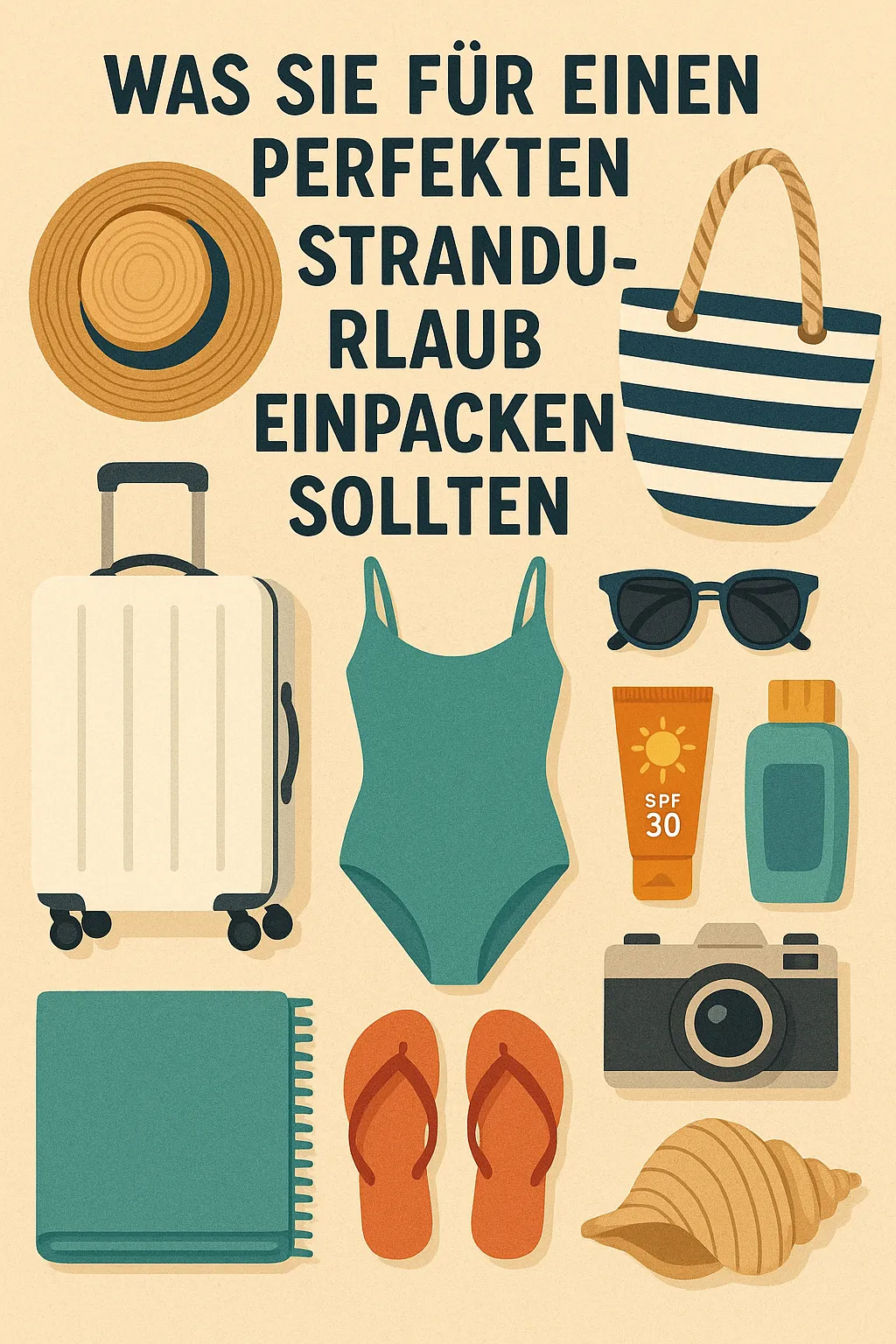 Was Sie für einen perfekten Strandurlaub einpacken sollten