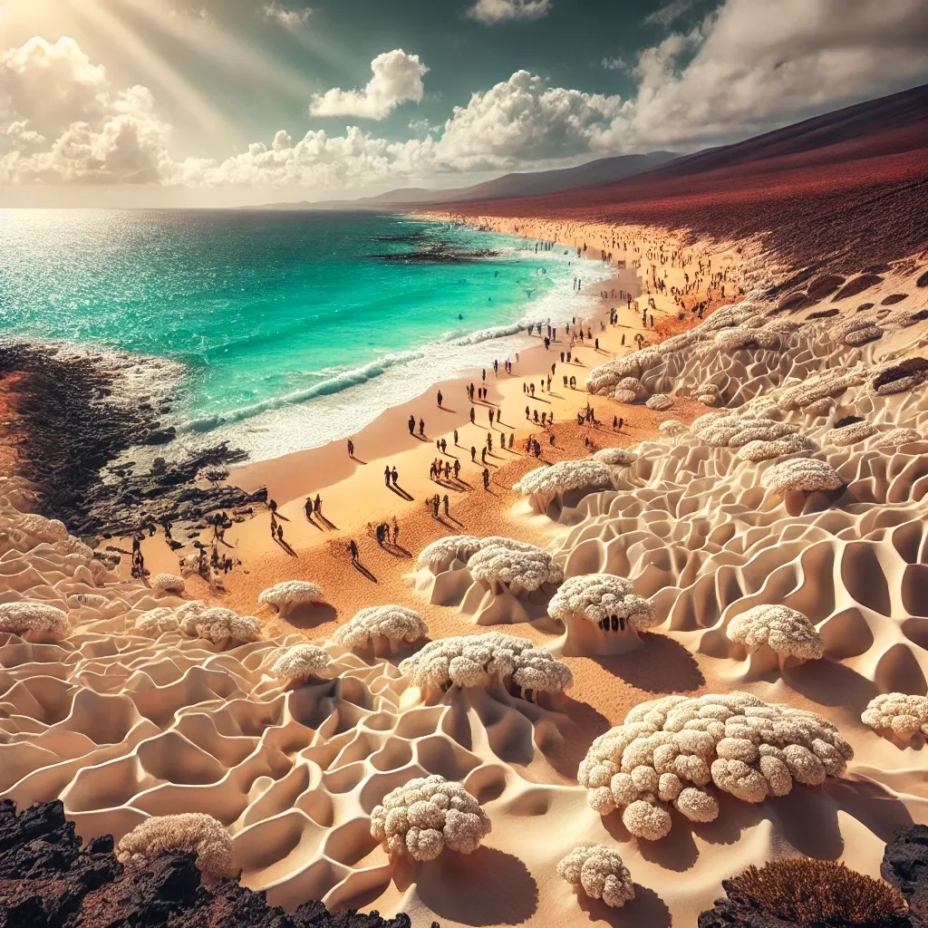 Popcorn-Strand Fuerteventura: Ein Naturwunder mit Instagram-Faktor