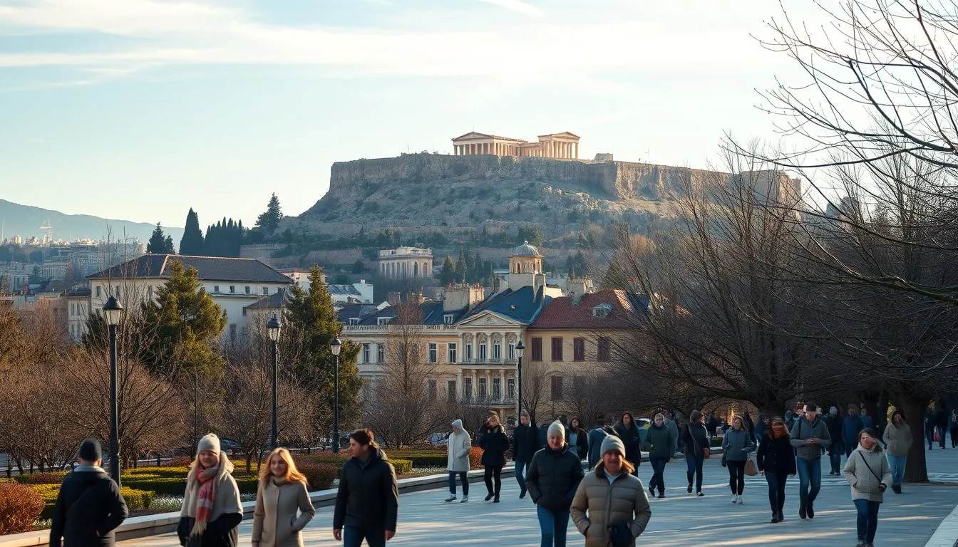 Durchschnittstemperatur Athen Januar
