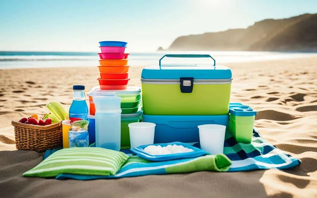 Essen am Strand Sauberkeit