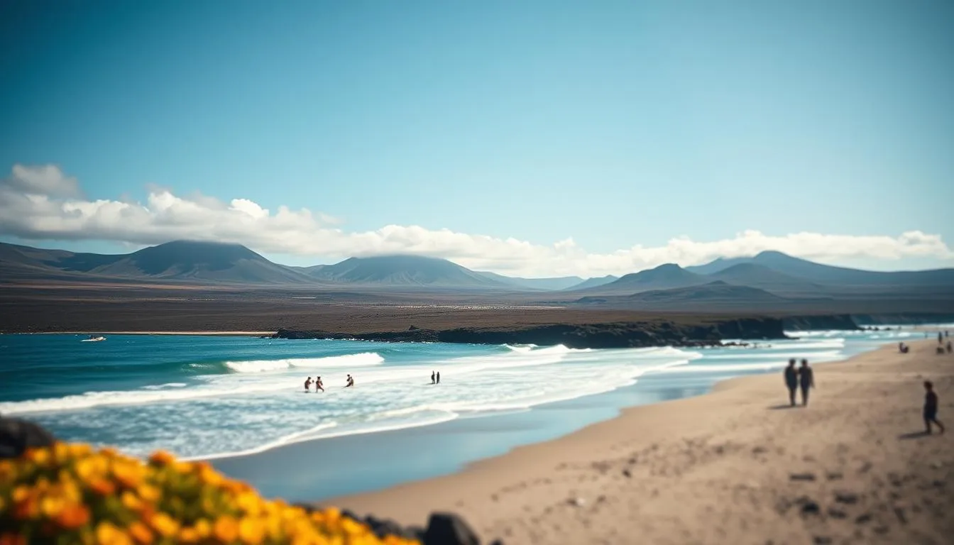 Fuerteventura und Lanzarote Wetter Februar