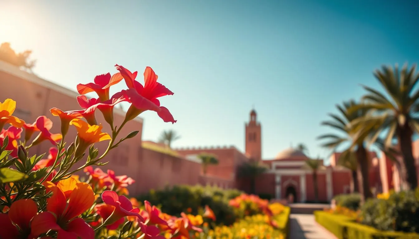 Marrakesch Reisewetter Frühjahr