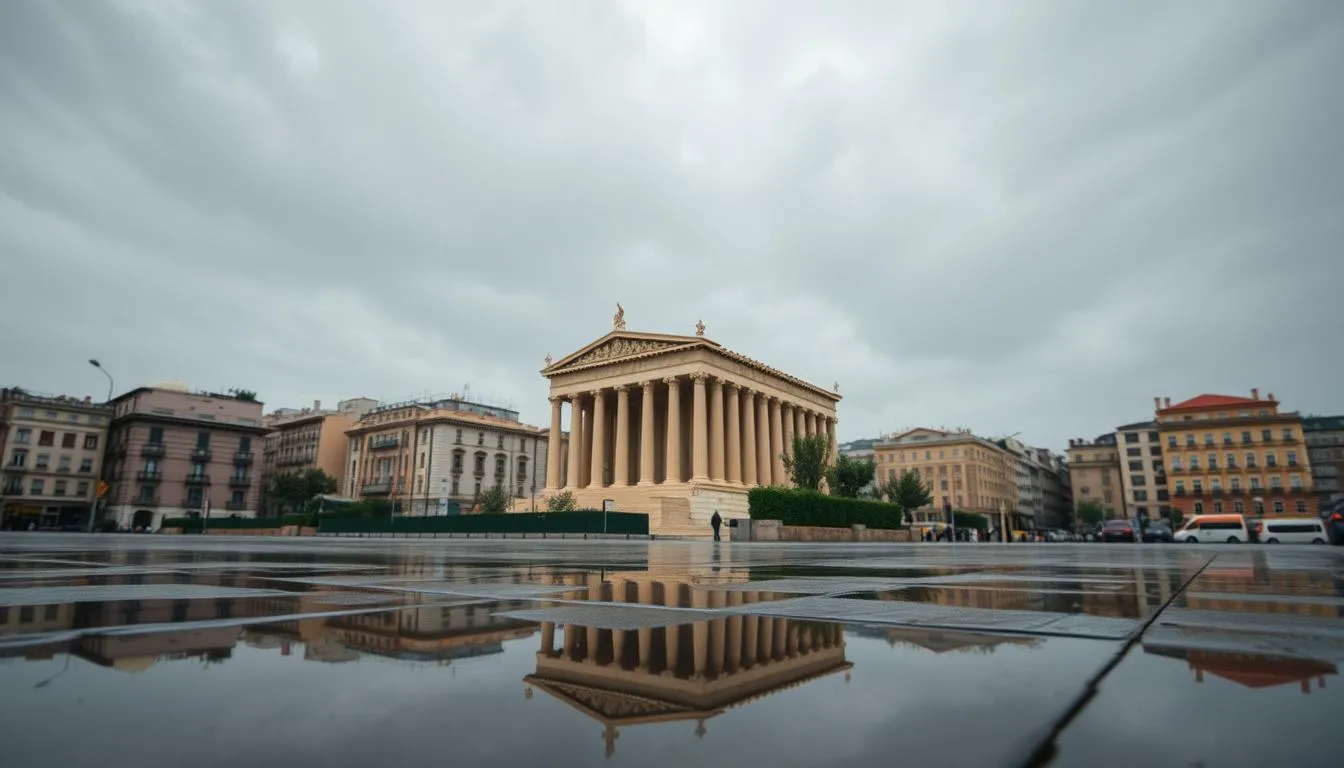Niederschlag Athen Januar