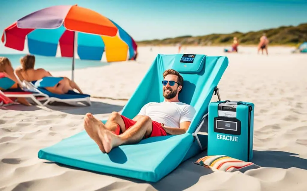 Strategische Organisation von Wertgegenständen am Strand