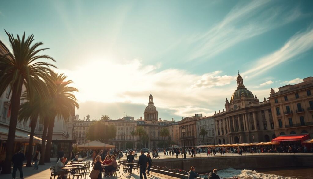 Barcelona Wetter Februar