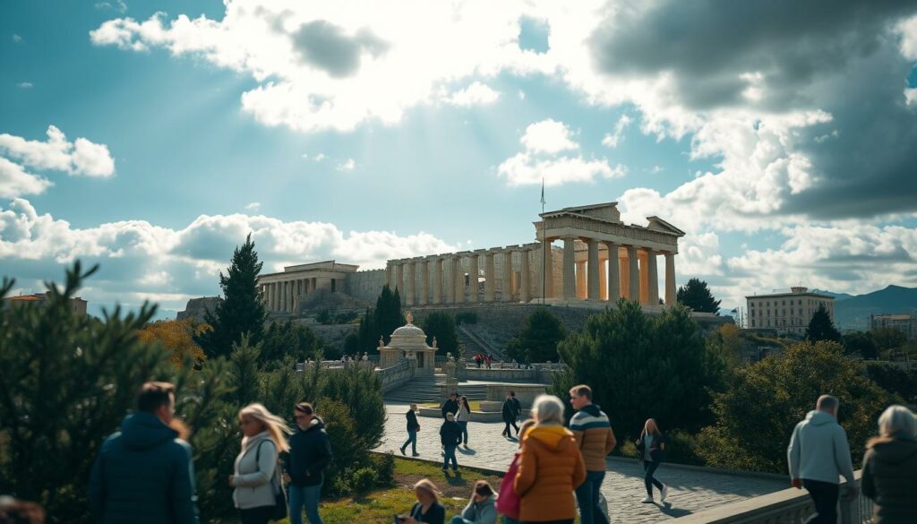 Januar Wetter Athen