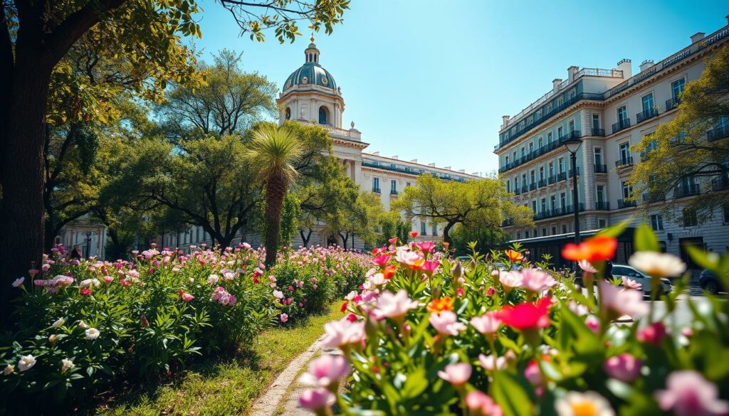 Lissabon Frühlingsklima Mai