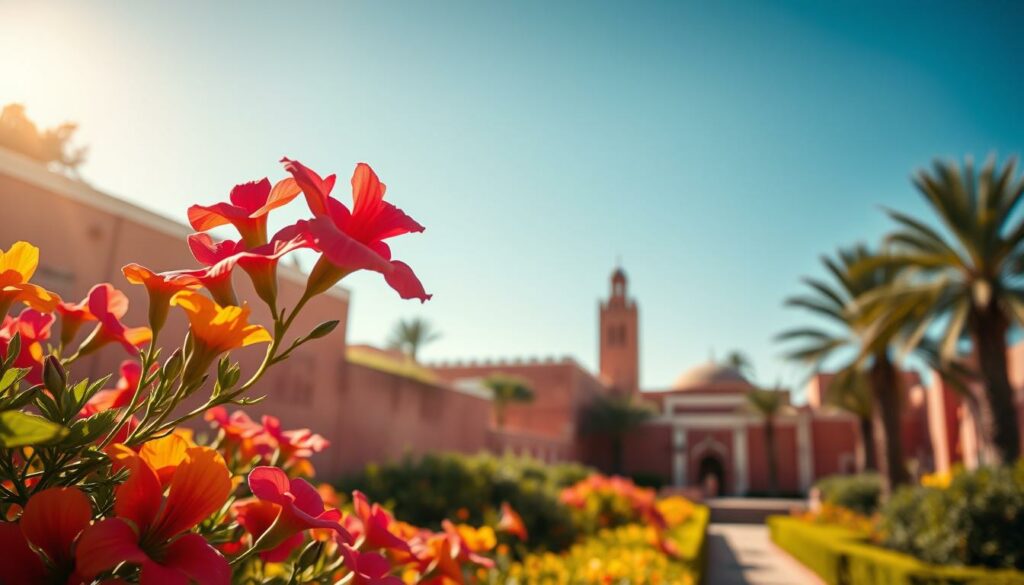 Marrakesch Reisewetter Frühjahr