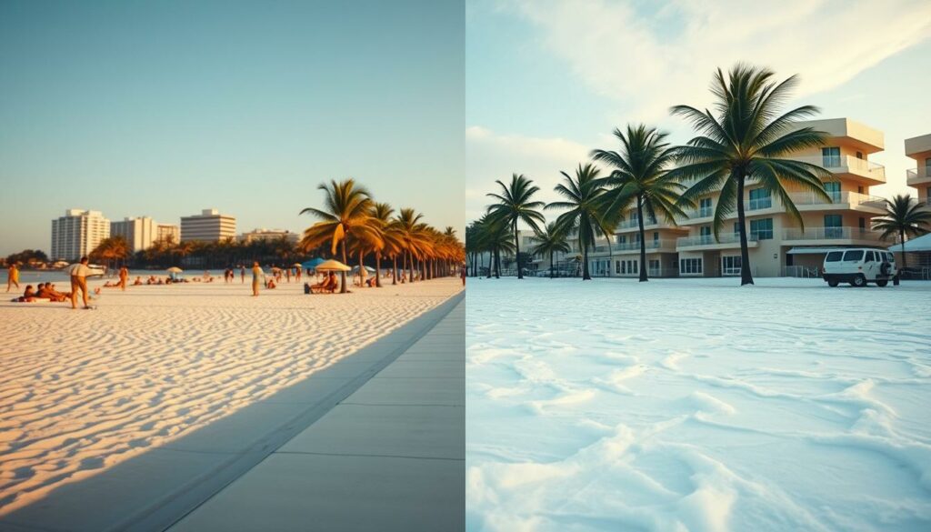 Miami Februar Wetter im Vergleich