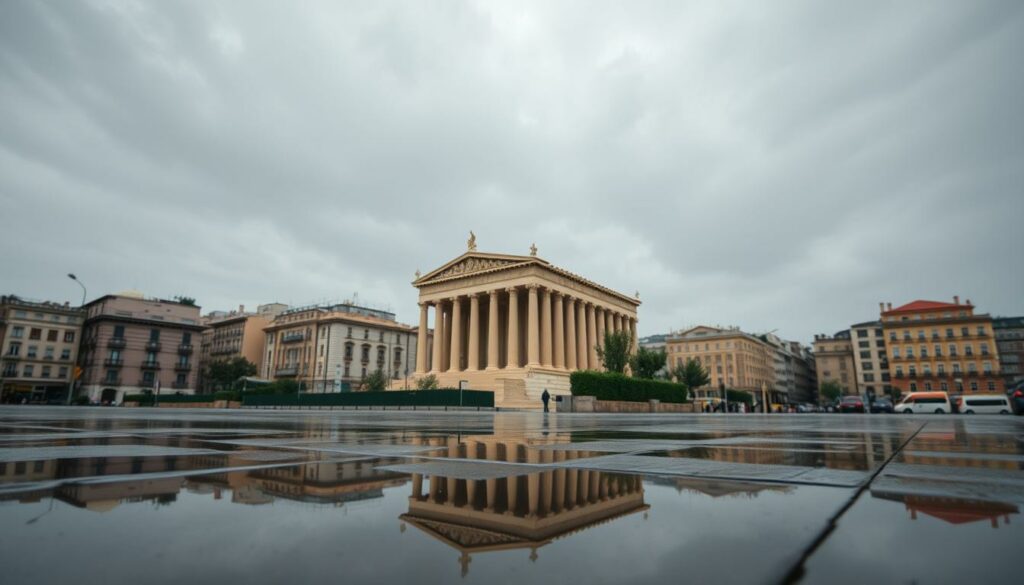 Niederschlag Athen Januar