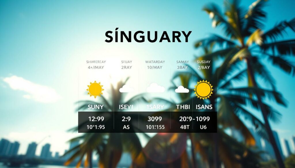 Singapur januar klimatabelle