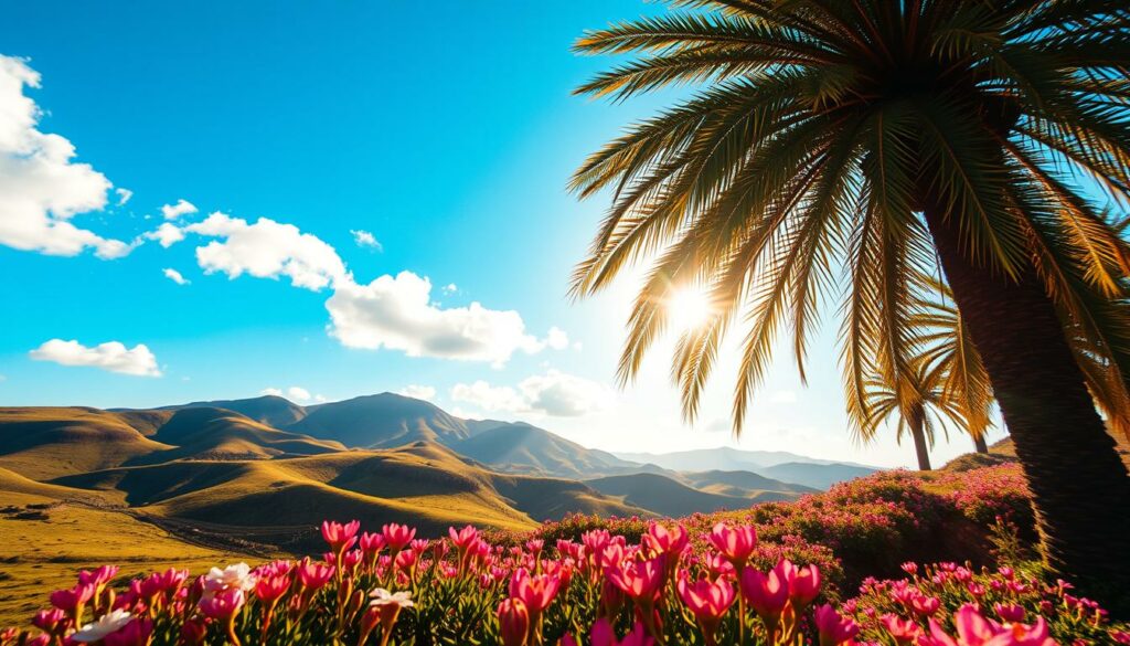 Sonnenstunden Gran Canaria Mai Landschaft