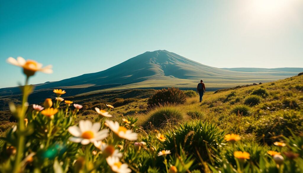 Wandern auf Teneriffa im Frühlingsanfang